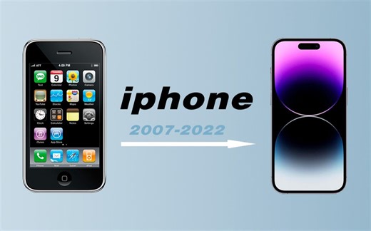 iPhone系列经典回顾，从iPhone初代到 iPhone14ProMax,有你用过的型号吗？