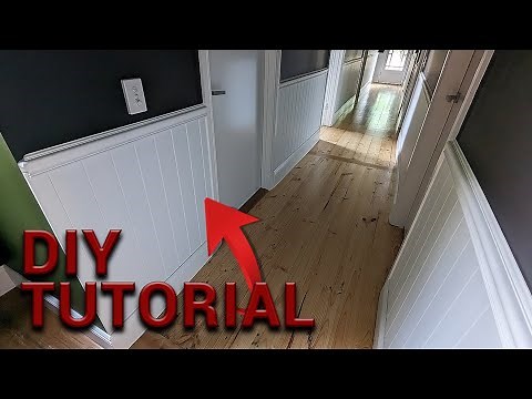 Step by Step VJ 100 Wall Panel and Dado Rail Tutorial | DIY guide (4K)