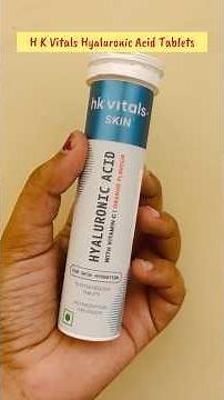 HK Vitals Hyaluronic Acid Tablet Review | Skin Hydration Supplement @hkvitals