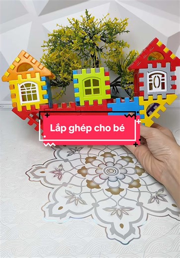 Bộ lắp ghép 150 chi tiết cho bé phát triển trí tuệ
