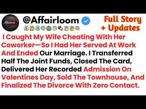 I Caught My Wife Cheating With Her Coworker—So I Had Her Served At Work And Ended Our Marriage.