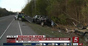 Driver Injured After Crashing Into Tree