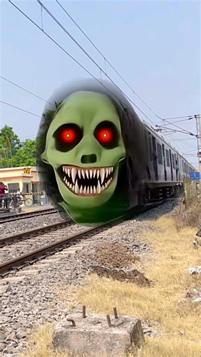 dangerous horror local train, ￼#train #funny train#shorts