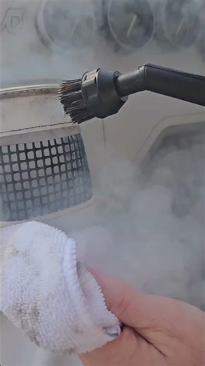 Boot reinigen am Steuer mit Trockendampf #trockendampf #dampfreiniger