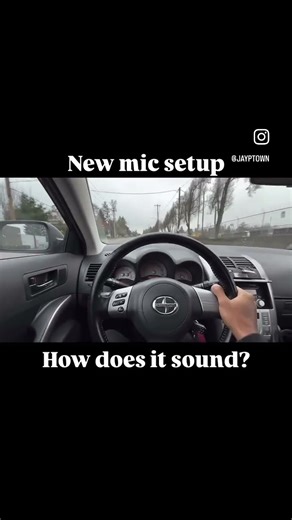 Testing new mic setup #cars #pov #vlog #shorts