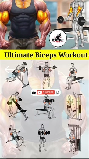 Ultimate Biceps Workout 💪 | Build Bigger Arms Fast (Best Exercises for Mass & Strength)