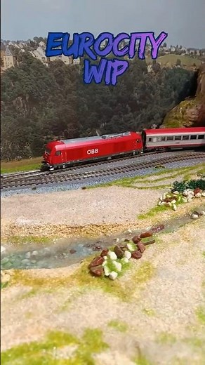 EuroCity Emerges from the Tunnel | ÖBB × SBB EC in H0 Scale #train #modelrailway
