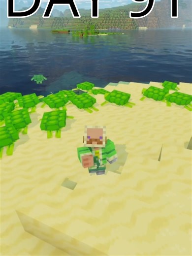 Hardcore Minecraft Day 91: Crops, Zombies, and Turtles