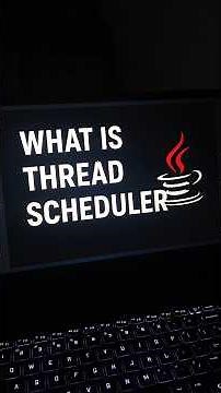 Role of Thread Scheduler in java #java #Thread #multithreading
