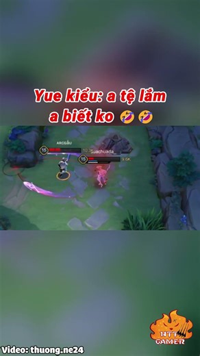 Yue's reaction: "That's terrible, you know? 🤣🤣" #shorts #lienquanmobile #liênquânmobile #lienquan...