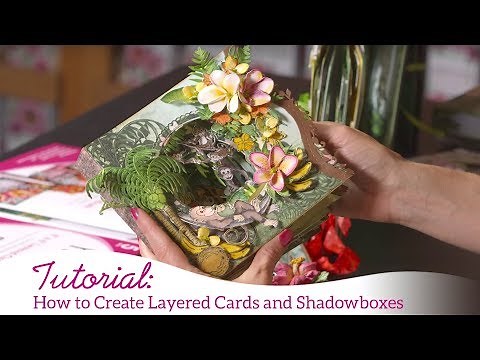 How to Create Layered Cards and Shadowboxes with Circle and Oval Dies