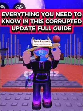 EVERYTHING YOU NEED TO KNOW IN THE CORRUPTED UPDATE IN GROW A GARDEN!!! #shorts