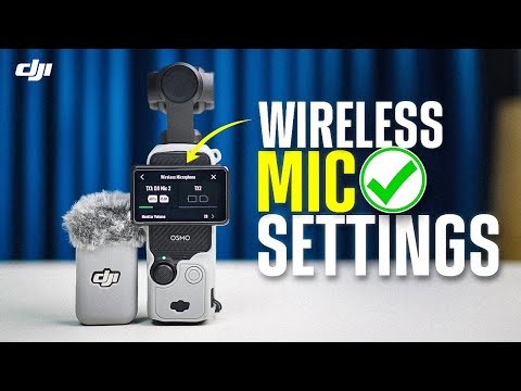 BEST DJI Osmo Pocket Wireless Mic Settings for AMAZING Sound?