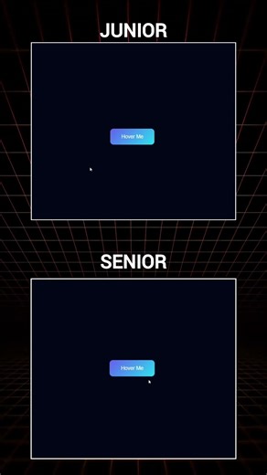 How Junior developer makes his button vs Senior developer #WebDesign #buttons #css #html