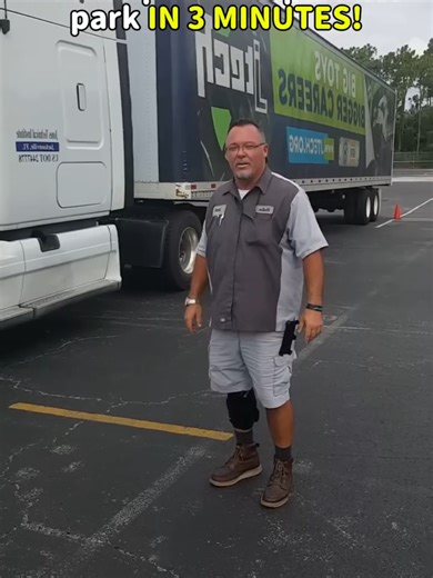 How to pass CDL parallel park IN 3 MINUTES!#cdl #cdltest #semitruck #driver #drivingtips #cdlschool #truckdriver #cdltraining #backingskills #tips #cdlprep #diy #fyp