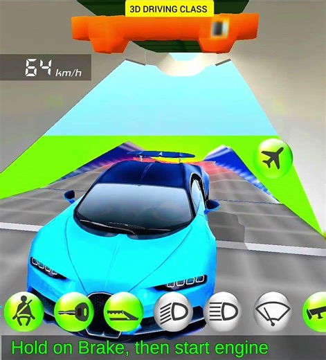 3D Driving Class - Bugatti Car🔥 #1 #3ddrivingclass #bugatti #carsimulator #bugattichiron