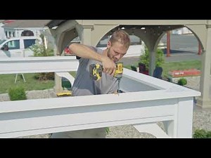 Vinyl Traditional Pergola Assembly Video