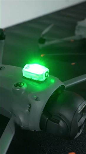 Would you choose the strobe light as the DJI Air 3s's nighttime guide light?#dji #djiair3 #drone