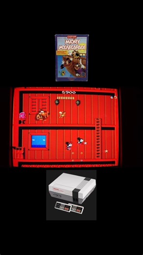 Mickey Mousecapade NES Boss Fun House Gameplay #shorts #retrogaming #nintendo #letsplay