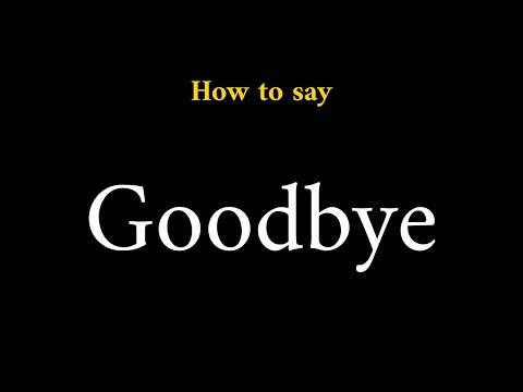 How to Pronounce Goodbye | Daily English Word