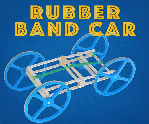 The Best Rubber Band Car - Classic STEM Project for Kids in Elementary and Middle School
