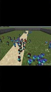 Clay War! 50 vs 50 Bow battle! minecraft Java Mod #minecraft #claysoldier