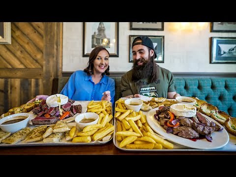 THE STEAK FONDUE CHALLENGE | FEATURING SISTER BEARD | BeardMeatsFood