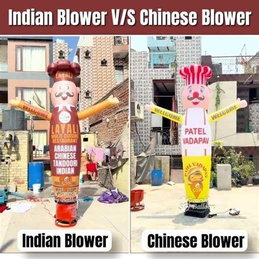 Indian Blower vs Chinese Blower | Air Dancer Blower Comparison