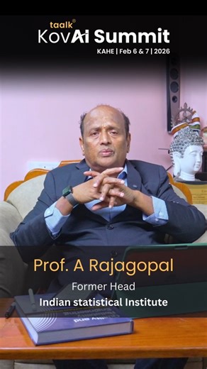 KovAI Summit on Instagram: "We’re excited to feature keynote speaker Professor Rajagopal, former Head at the Indian Statistical Institute at Kovai Summit 2025. Professor Rajagopal will share strategic insights on Statistical Quality Control (SQC), Operations Research (OR), and Six Sigma-driven excellence. Drawing from his experience as the former Head of the SQC & OR Unit at Indian Statistical Institute, his talk will highlight how structured analytics and quality systems empower organizations t