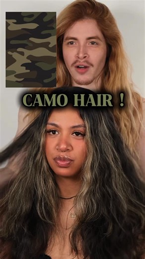 Alejandro lopez on Instagram: "CAMO HAIR ! We wanted to create a camo color inspired look ! And we are obsessed!! For my lightener I used @lorealpro blond solution 9 with 20 vol for her blonde I used @matrix super sync 9gv, 8g and 6wn and for her green I mixed up @pulpriothair acid spill,slither, nightfall and afew drops of pyro . . . . #hairtransformation #hairinspo #hairconsultation #colorfulhair"