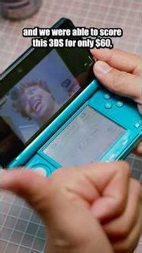 He sold this 3DS with a serious issue..