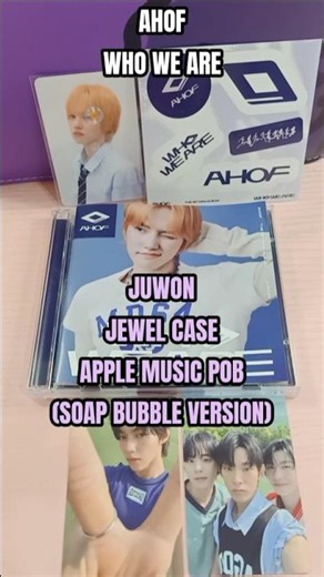 AHOF | WHO WE ARE | The 1st Mini Album JUWON 주원 JEWEL CASE #juwon #ahof #whoweare #applemusic #kpop