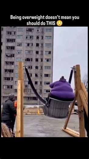 Quickshot on Instagram: "This clip looks completely unreal and immediately makes you question what you’re actually seeing. A massive, oversized man is hurled toward a building that’s already mid-demolition using what appears to be a giant slingshot-style mechanism. At first glance, it feels so extreme and dangerous that your brain almost refuses to accept it, because the concept alone seems impossible and wildly unsafe. The whole scene unfolds like something pulled straight out of a dark comedy