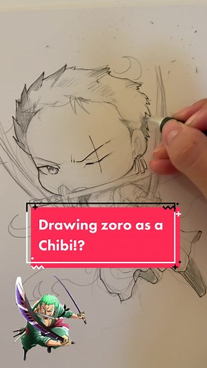 Chibi Zoro Drawing: Learn to Create Chibi Zoro Art