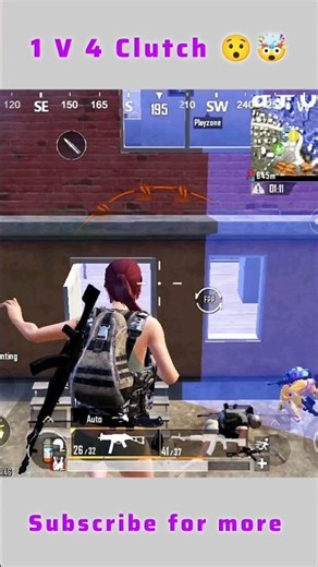 Galti Se Record Ho Gaya 😱 1v4 Clutch | BGMI Shorts#bgmi #shorts #viral