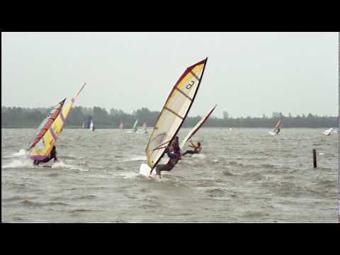 Vintage windsurfing 1985 (NCRV Surfdag Zeewolde / Holland surf pool / Boot Dusseldorf)