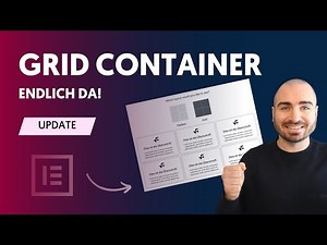 Elementor Grid Container (CSS Grid) sind da - Erklärung & Tutorial