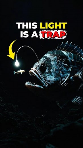 This ‘Alien’ Fish Hunts with Light #anglerfishing #facts