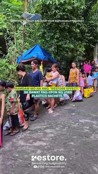 Restore Effect: Paano Mag-collect at I-upcycle ang Used Plastic Sachets