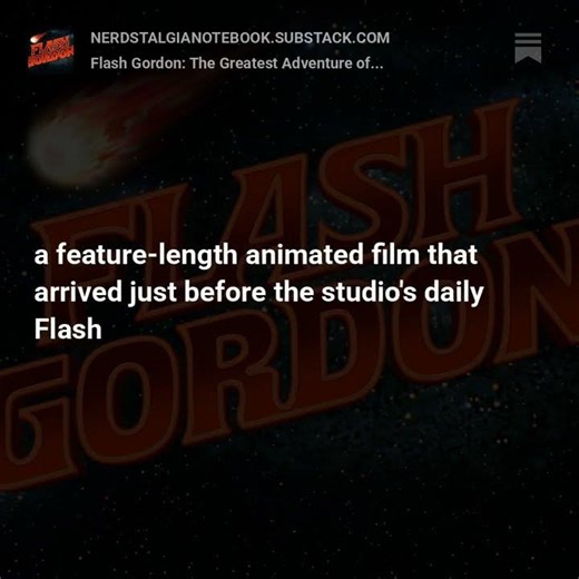 #FlashGordon: The Greatest Adventure of All (1982) by #Filmation