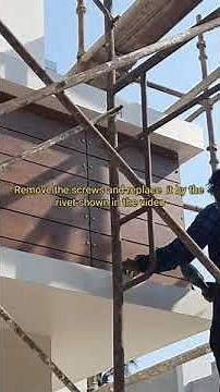 HPL external cladding work / Fundermax