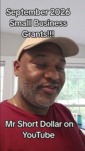 September 2026 Small Business Grants