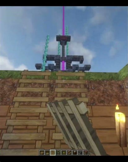 Minecraft Easy Underground Base Build Tutorial! 🪵 (MONTAGEM FUEGO) #shorts #minecraft