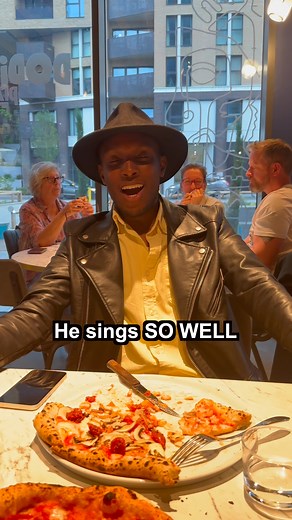 AMAZING Tenor joins me in Restaurant singing famous Godfather Theme. With the great Innocent Masuku | Julien Cohen Pianist