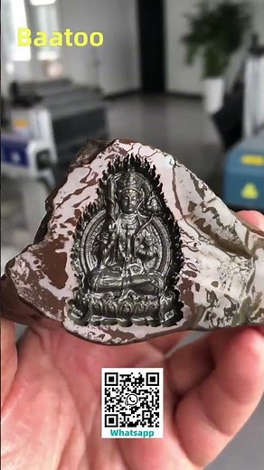 The 60W laser machine is so good at engraving stones that craftsmen are probably going to lose jobs.