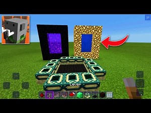 HOW to Make a Portal to NETHER, HEAVEN and END in Craftsman: Building Craft