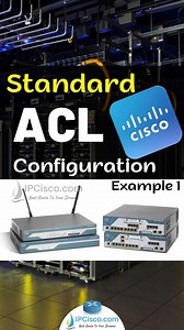 Cisco Standard ACL Configuration!! | IPCisco.com . CCNA Course: https://ipcisco.com/course/ccna-certification/ . Packet Tracer Lab Files: https://ipcisco.com/cisco-packet-tracer-configuration-examples/ . CCNA Flashcard Questions: https://ipcisco.com/ccna-flashcard-questions/ . Network Quizes: https://ipcisco.com/all-quizes/ . #cisco #ccna #networkengineers | Ipcisco