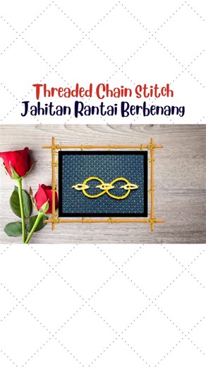 Chaq Adnan on Instagram: "Threaded Chain Stitch #chaqadnan #stitch #embroidery #stitches #handembroidery #reels #reelsinstagram #learning #learn #howto #how #learningisfun #cara"