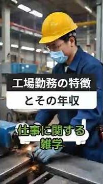 工場勤務の特徴とその年収
