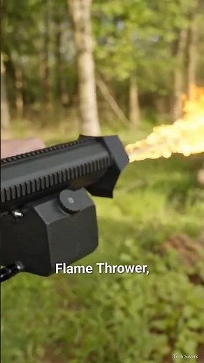 Most Powerful Flame Thrower: XL18 Unleashed #shorts